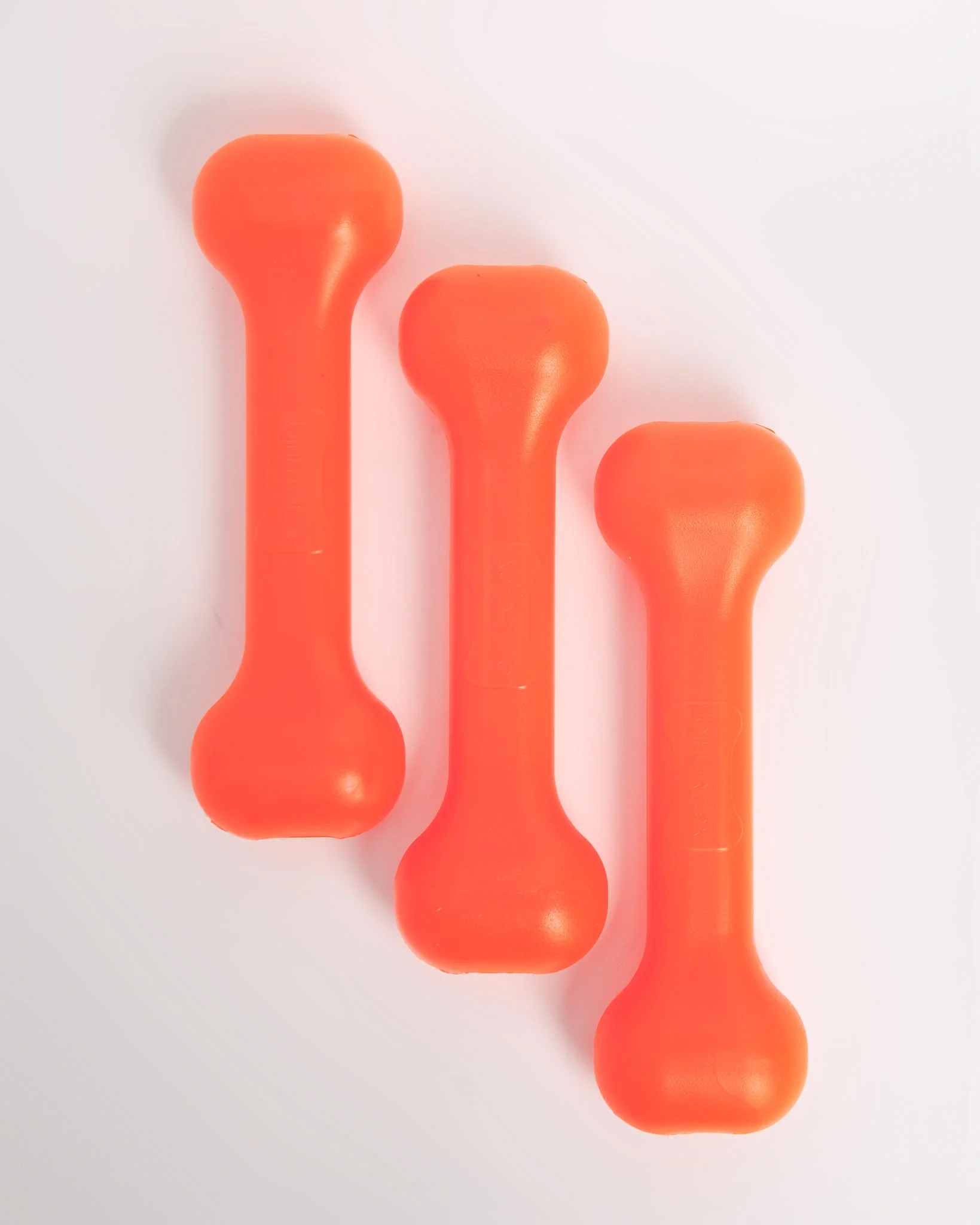 The Perfect Bone Dog Toy in Orange (Made in the USA) - Image 4