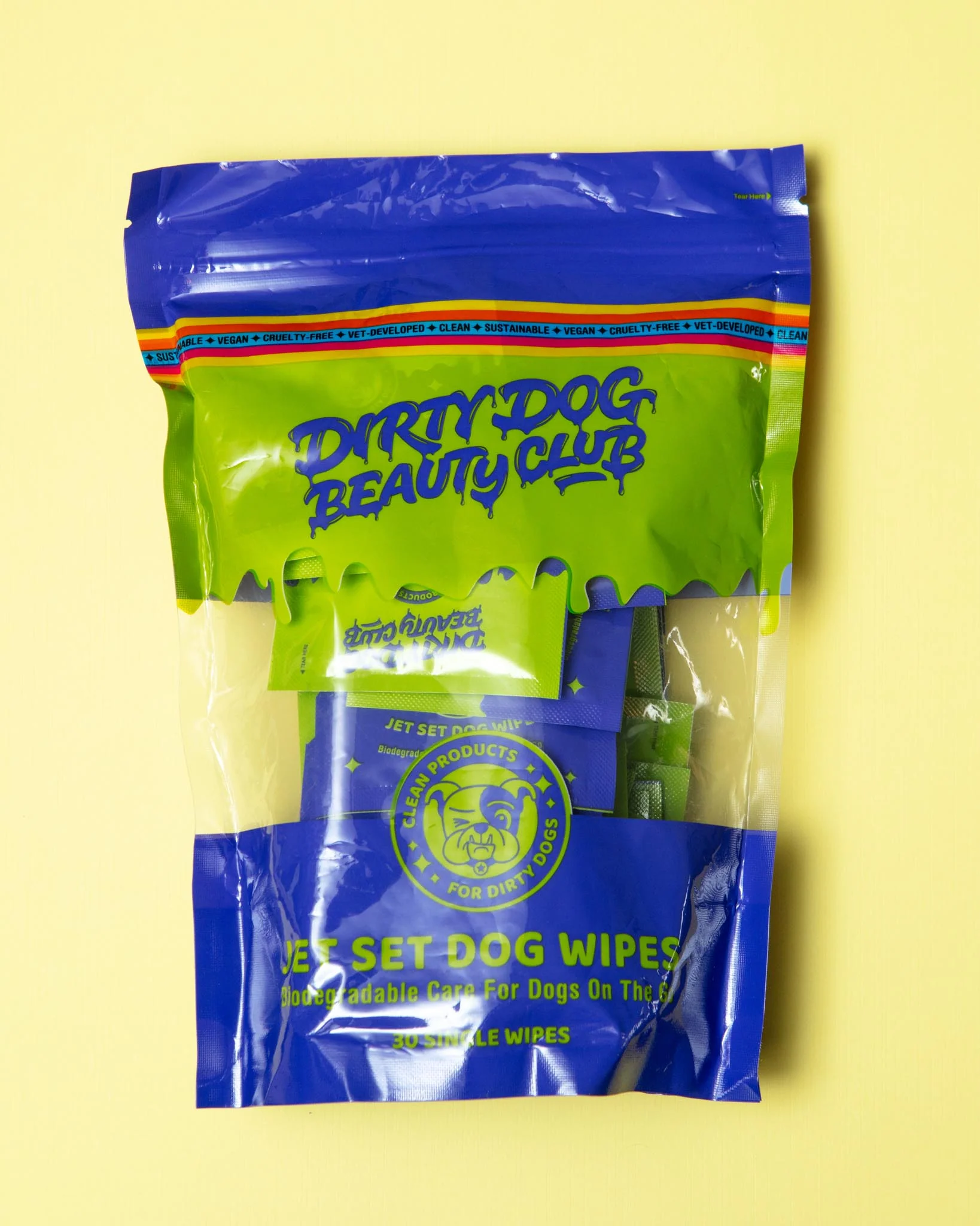 Jet Set Biodegradable Dog Wipes