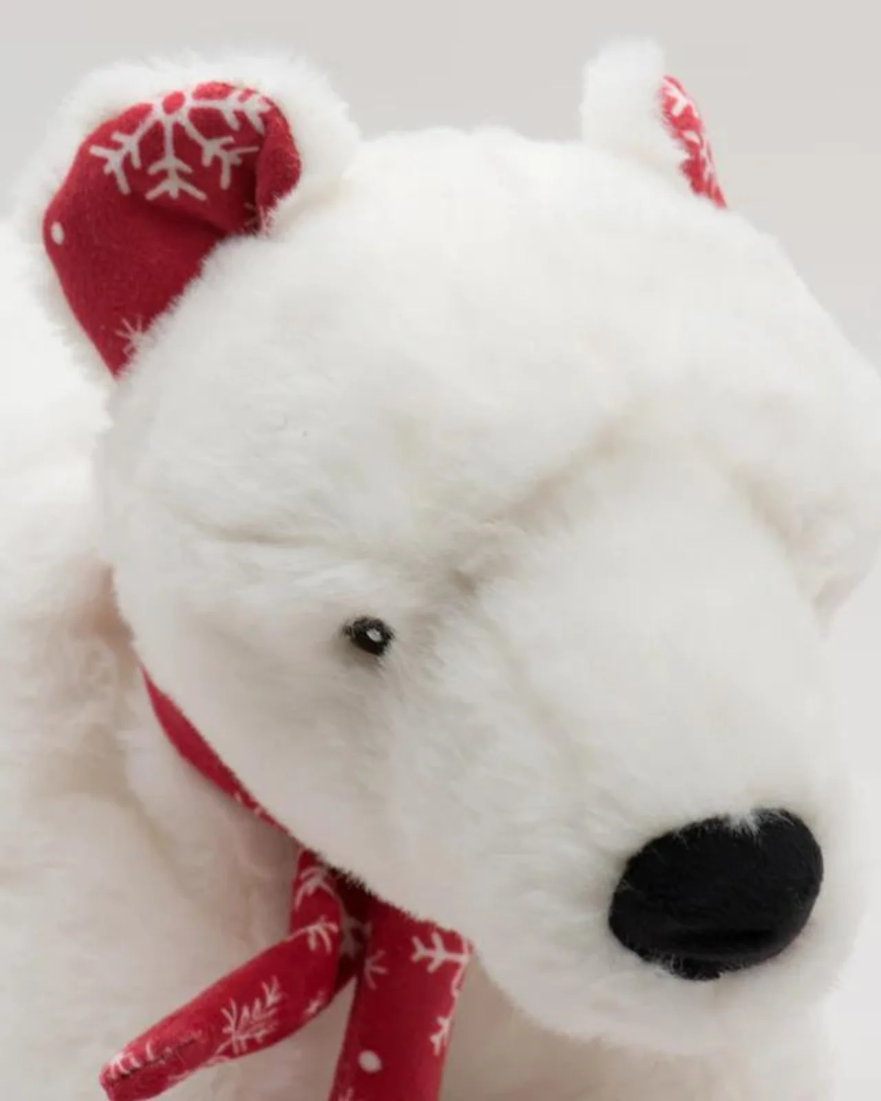 Snowy Polar Bear Squooshie Dog Toy - Image 5