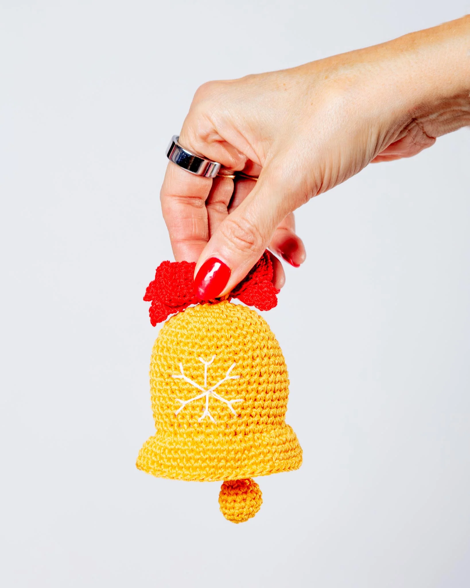 Jingle Bell Organic Knit Dog Toy