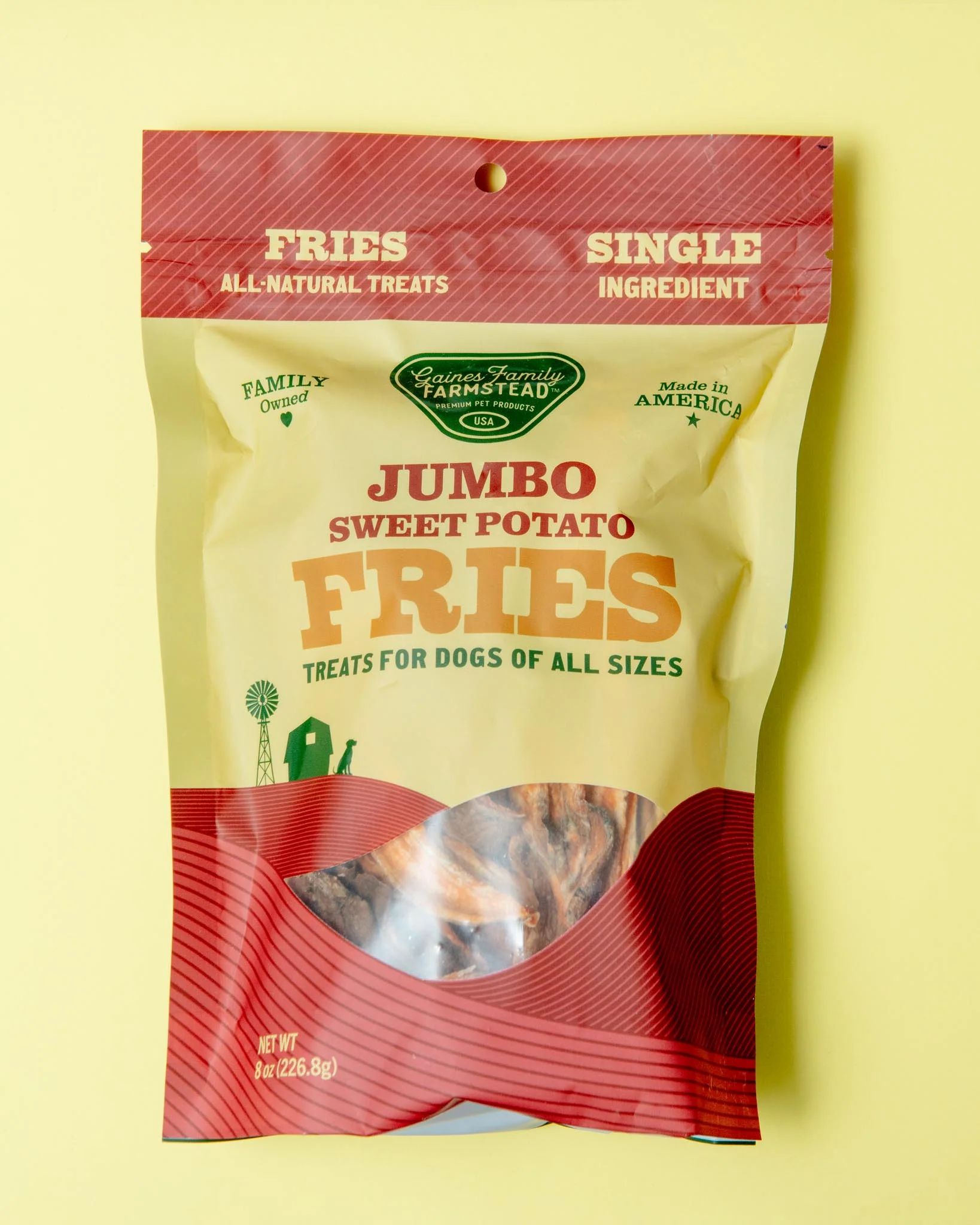 Jumbo Sweet Potato Fries Dog Treats