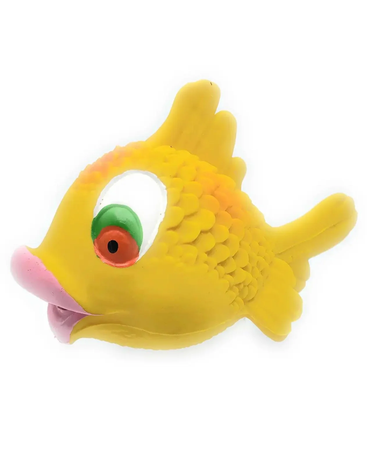 Kissy Fish Squeaky Rubber Dog Toy - Image 3