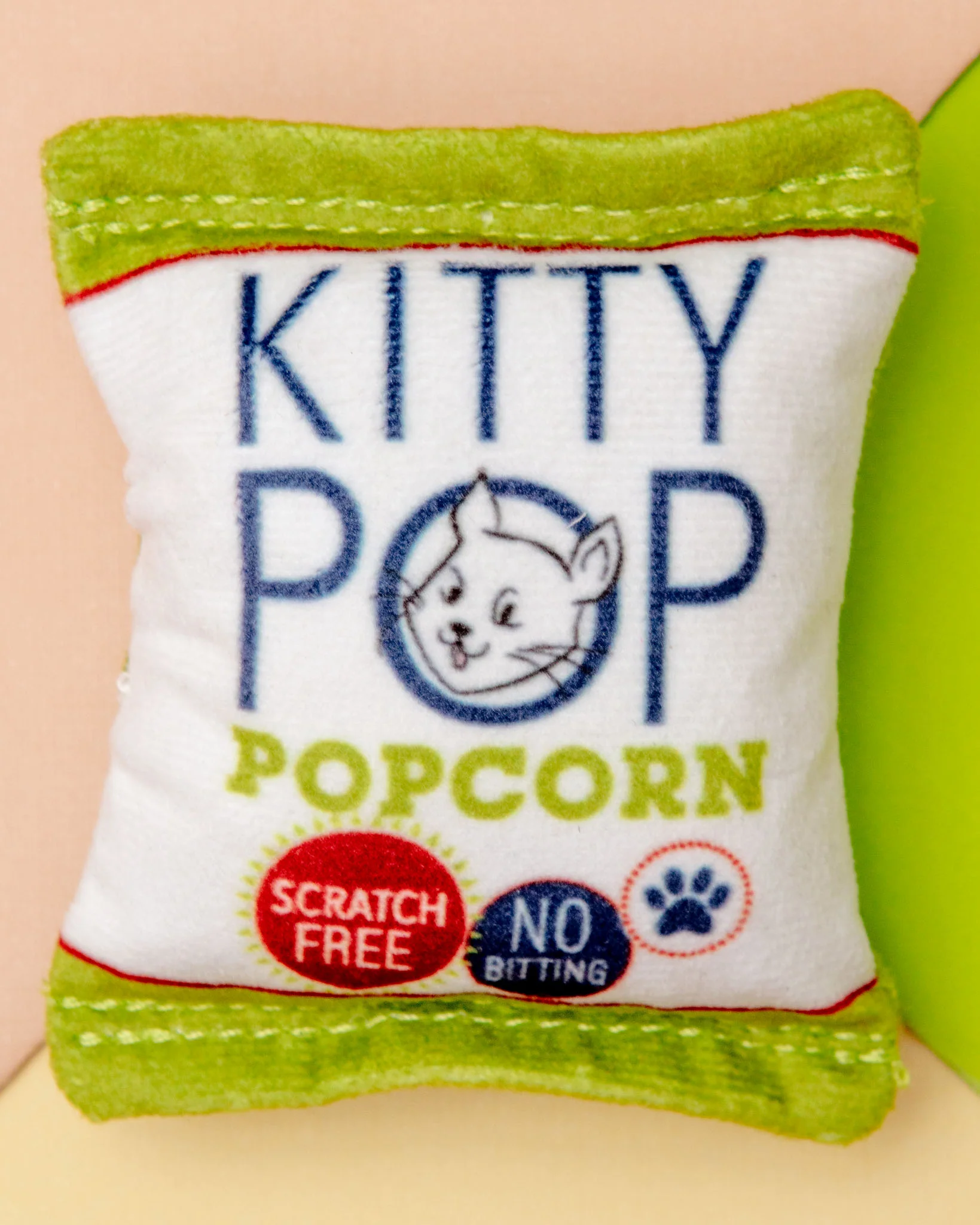 Kitty Pop Crinkle Plush Cat Toy w/ Catnip - Image 3