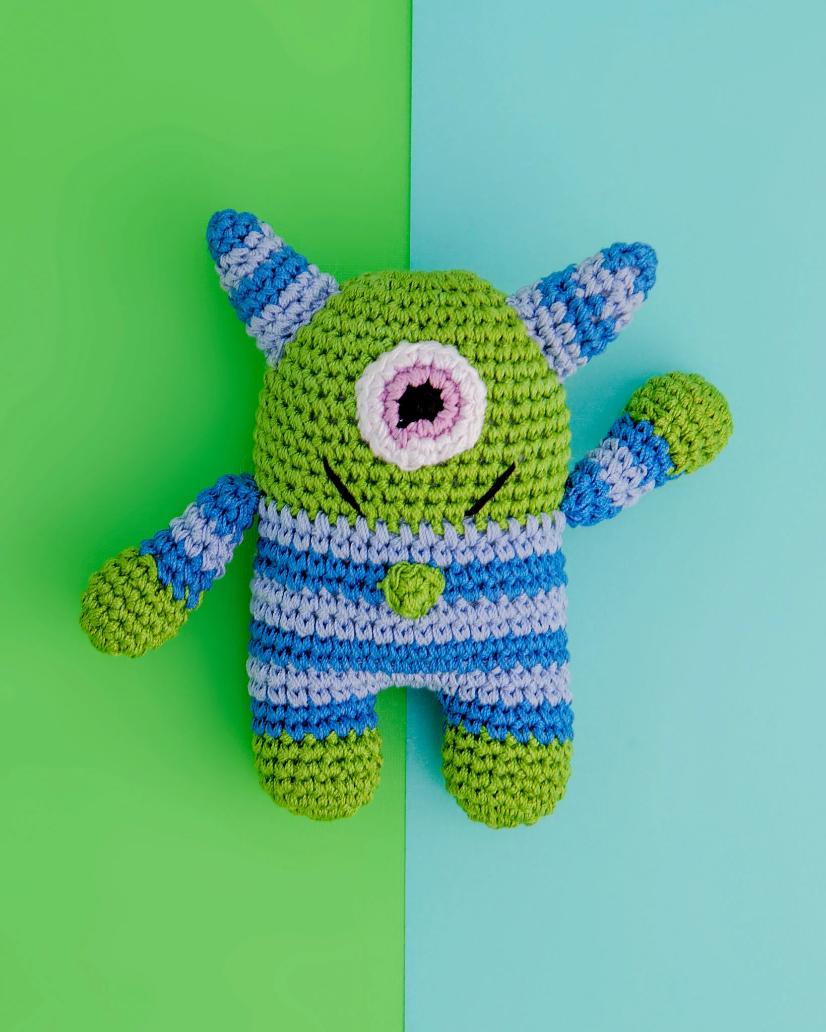 Monster Organic Knit Dog Toy
