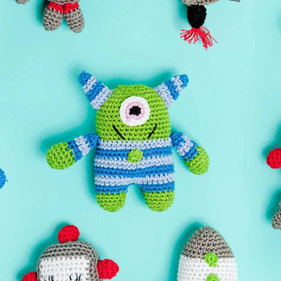 Monster Organic Knit Dog Toy - Image 2