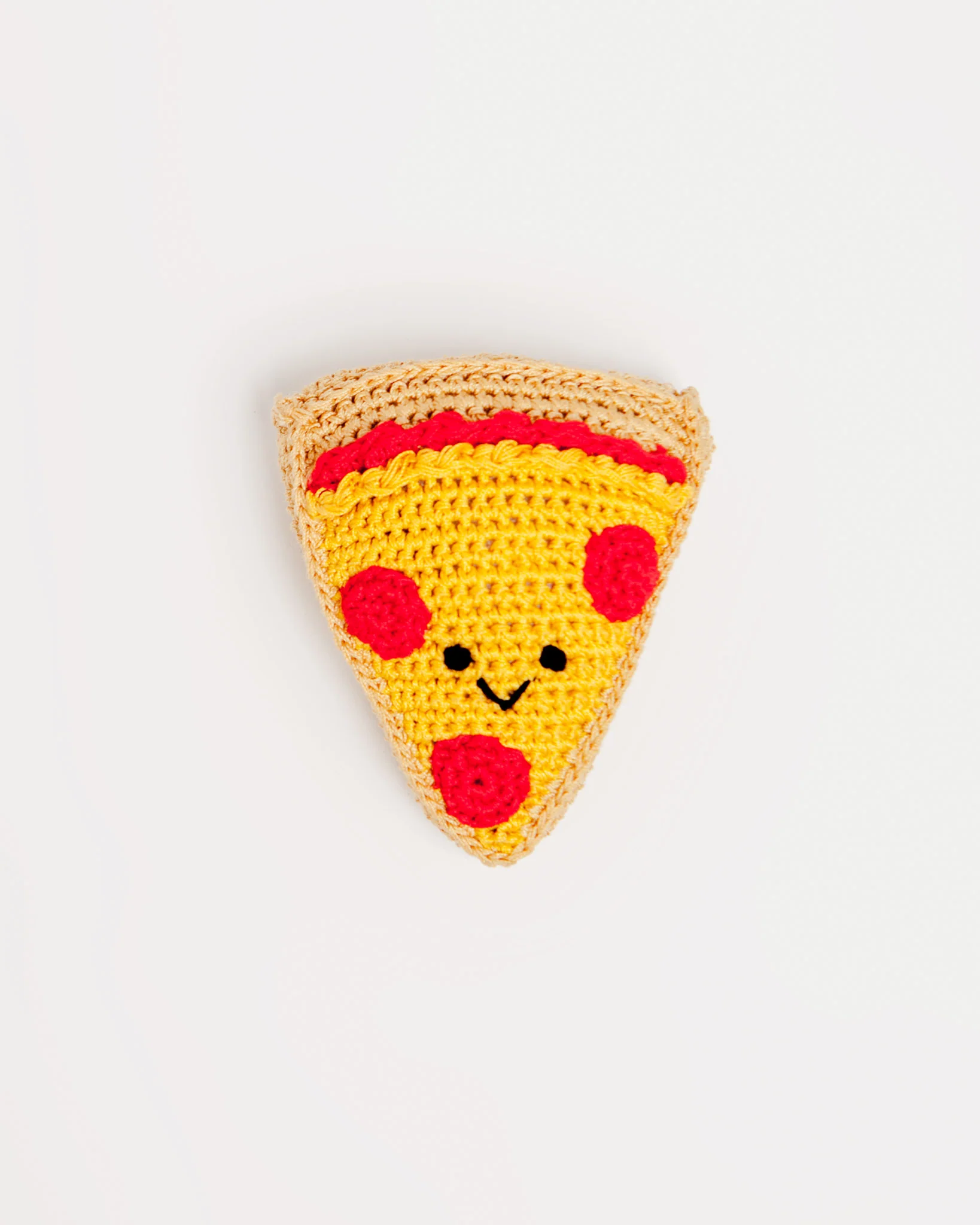 Pizza Organic Knit Dog Toy - Image 3
