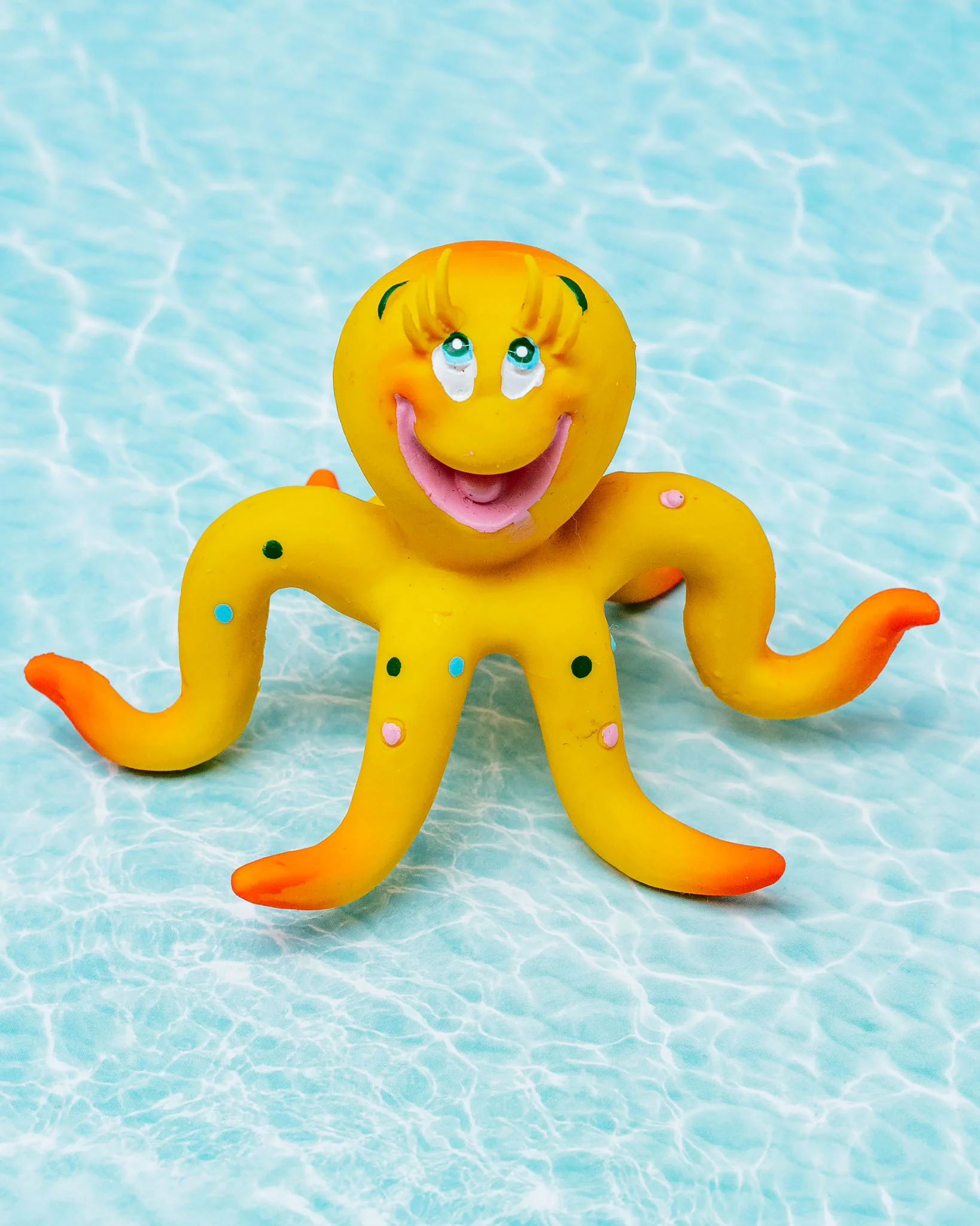 Ollie Octopus Soft & Squeaky Latex Dog Toy