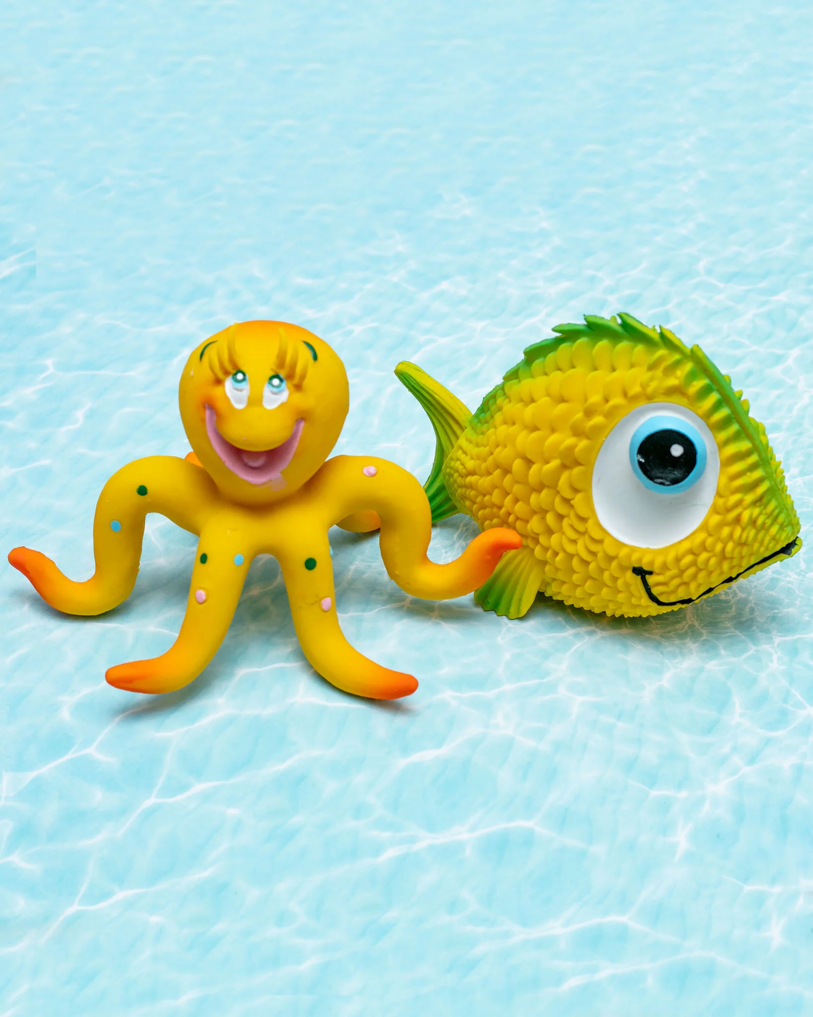 Ollie Octopus Soft & Squeaky Latex Dog Toy - Image 5