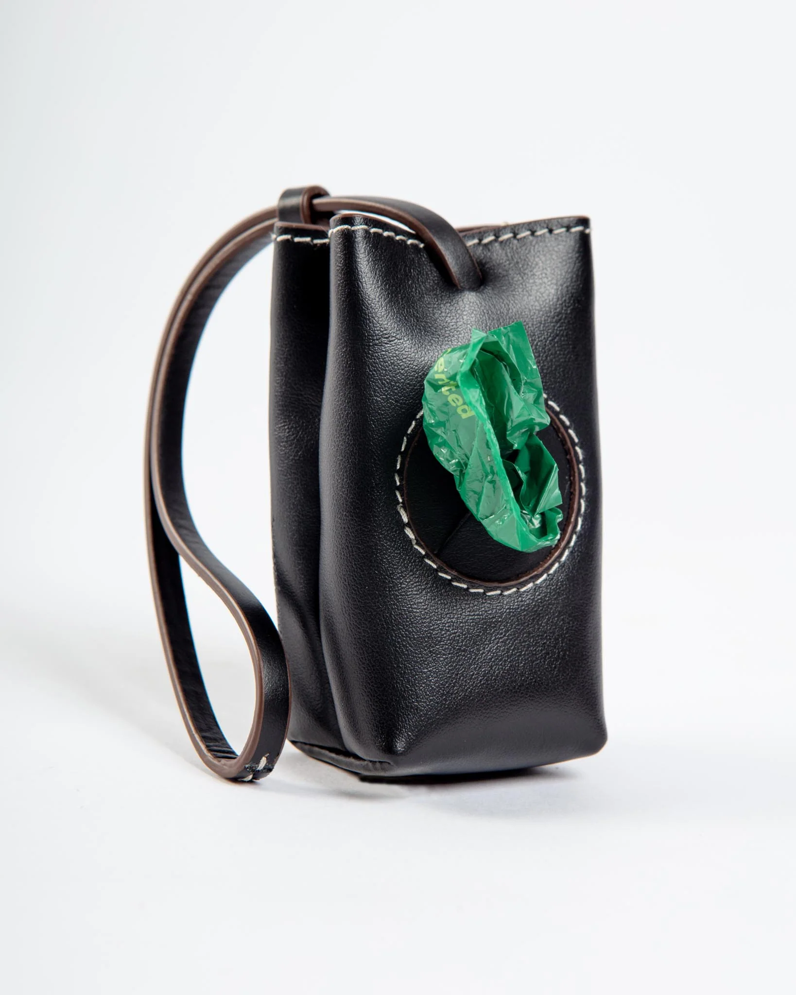 Leather Poop Bag Roll Holder (Made in Italy) - Image 5