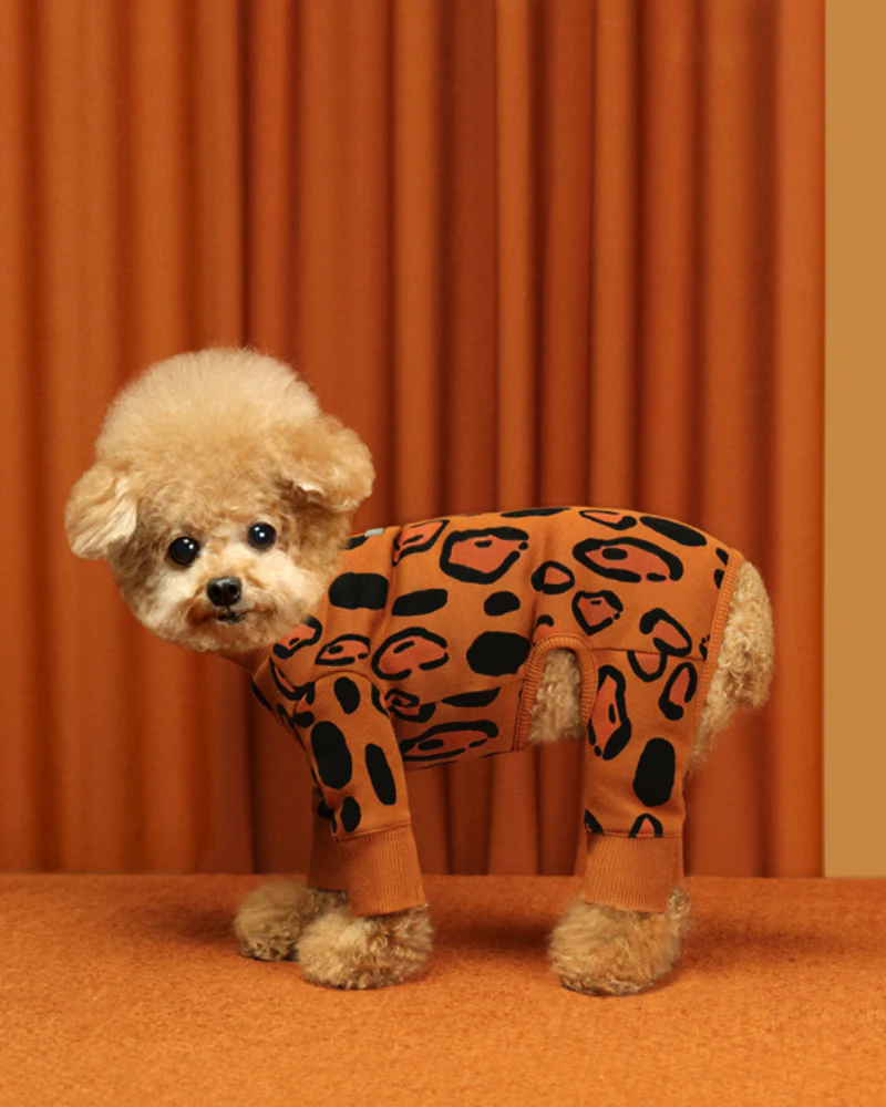 Animal Print Dog Onesie (FINAL SALE) - Image 4
