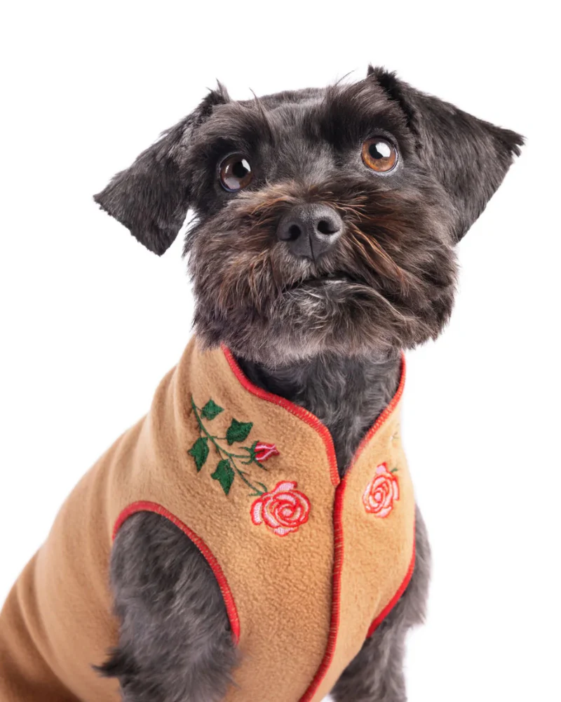 Limited Edition Embroidered Stretch Dog Fleece (Made in the USA) (FINAL SALE) - Image 2
