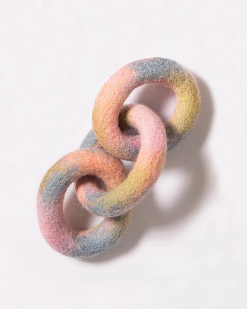 Link Felt Dog Toy in Ombre - Image 2
