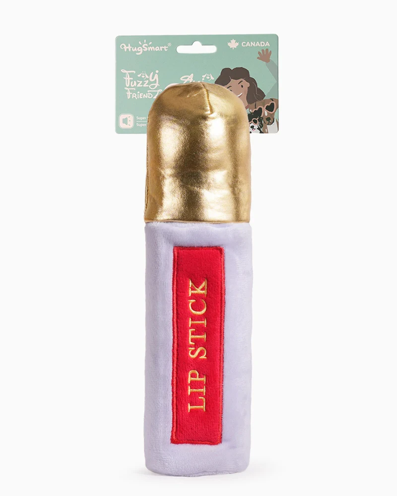 Lipstick Crinkle Plush Interactive Dog Toy - Image 6