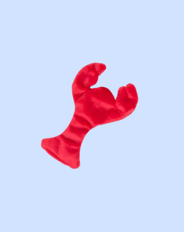 Lobster Crinkle + Squeaky Dog Toy (Made in the USA) (FINAL SALE) - Image 3