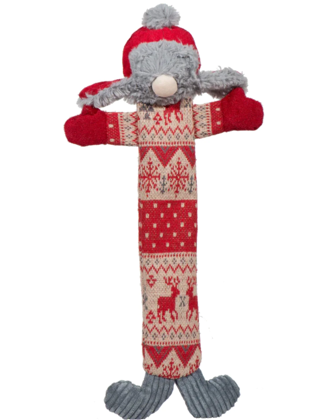 Trapper Hat Santa Gnome Plush Dog Toy (FINAL SALE) - Image 2