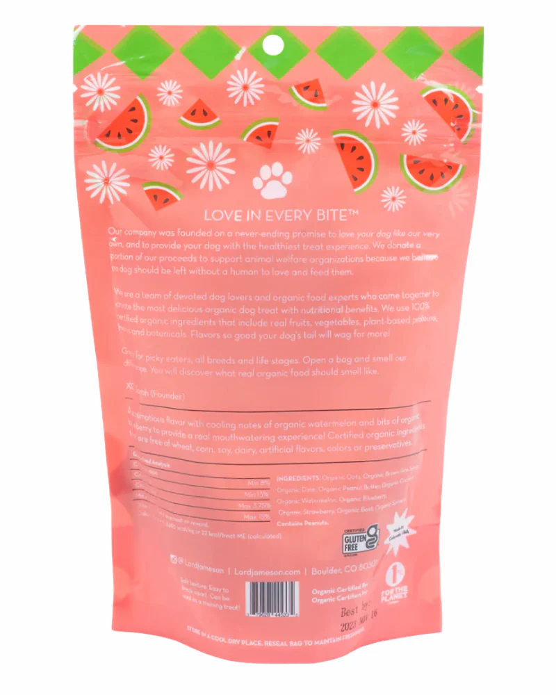Watermelon Pops Organic Dog Treats - Image 3