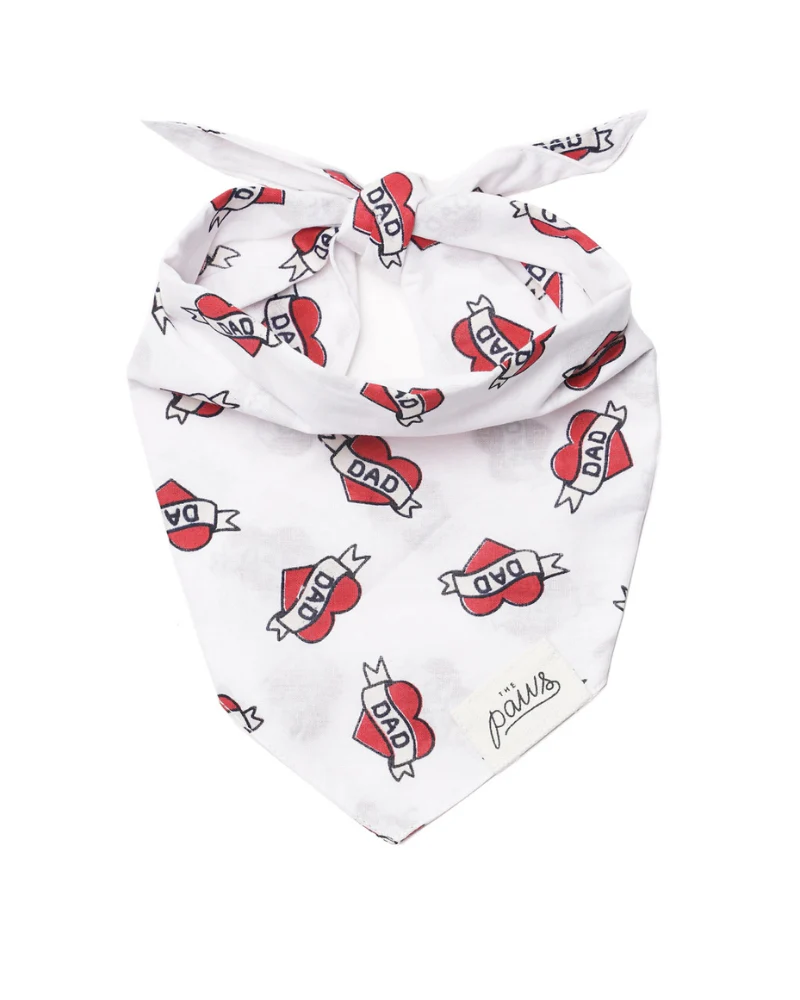 Love DAD Dog Bandana - Image 5