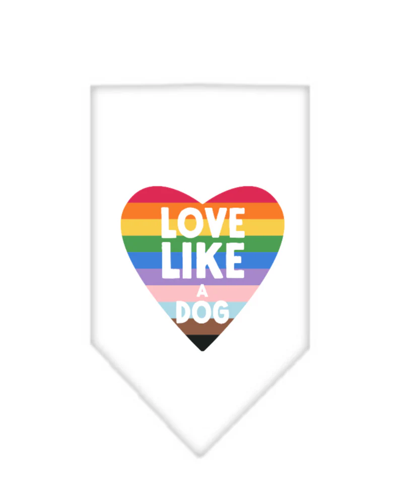 Love Like a Dog Pride Bandana - Image 4