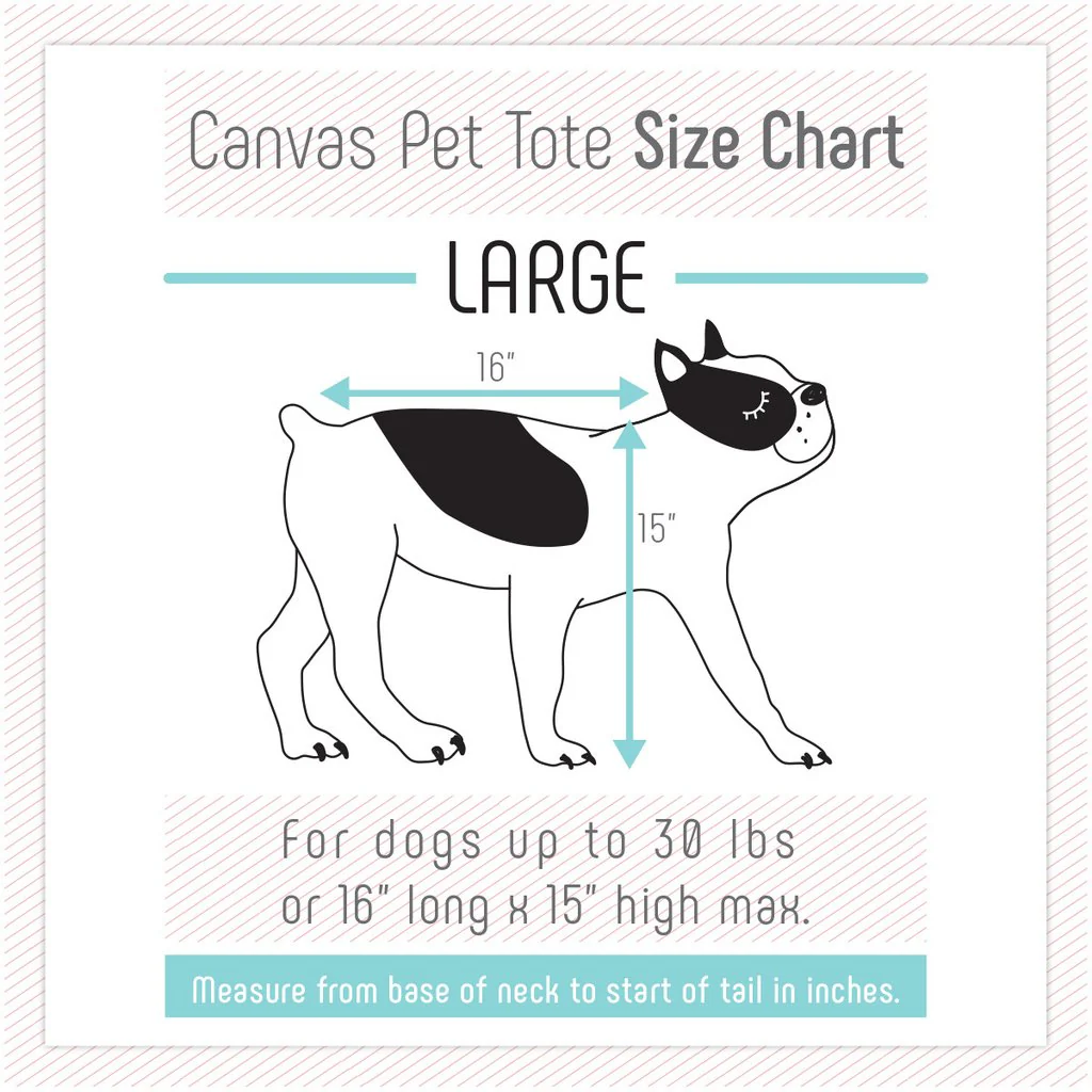 LOVE THY BEAST | Canvas Pet Tote in Black - Image 5