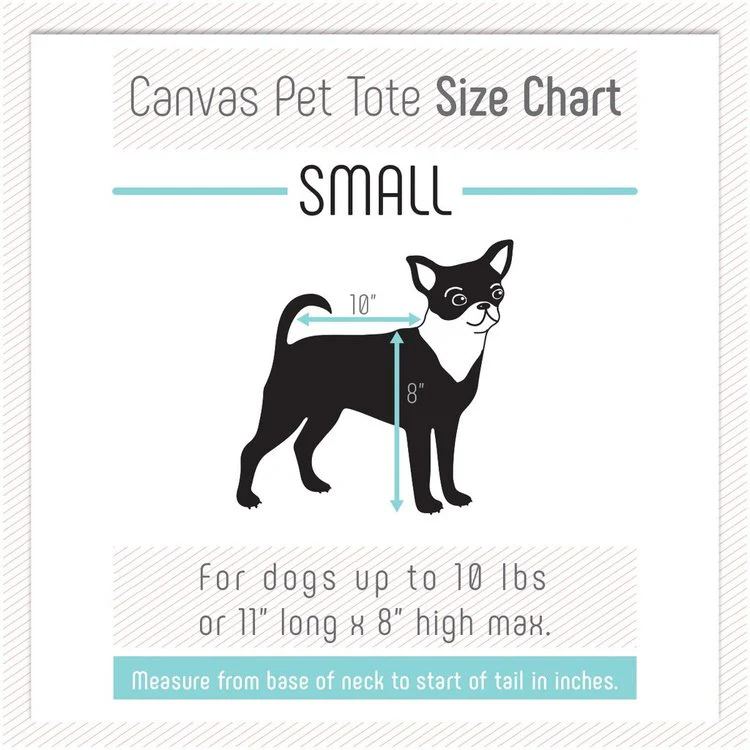 Canvas Pet Tote in Olive & Navy (Made in the USA) (Direct Ship) - Image 6