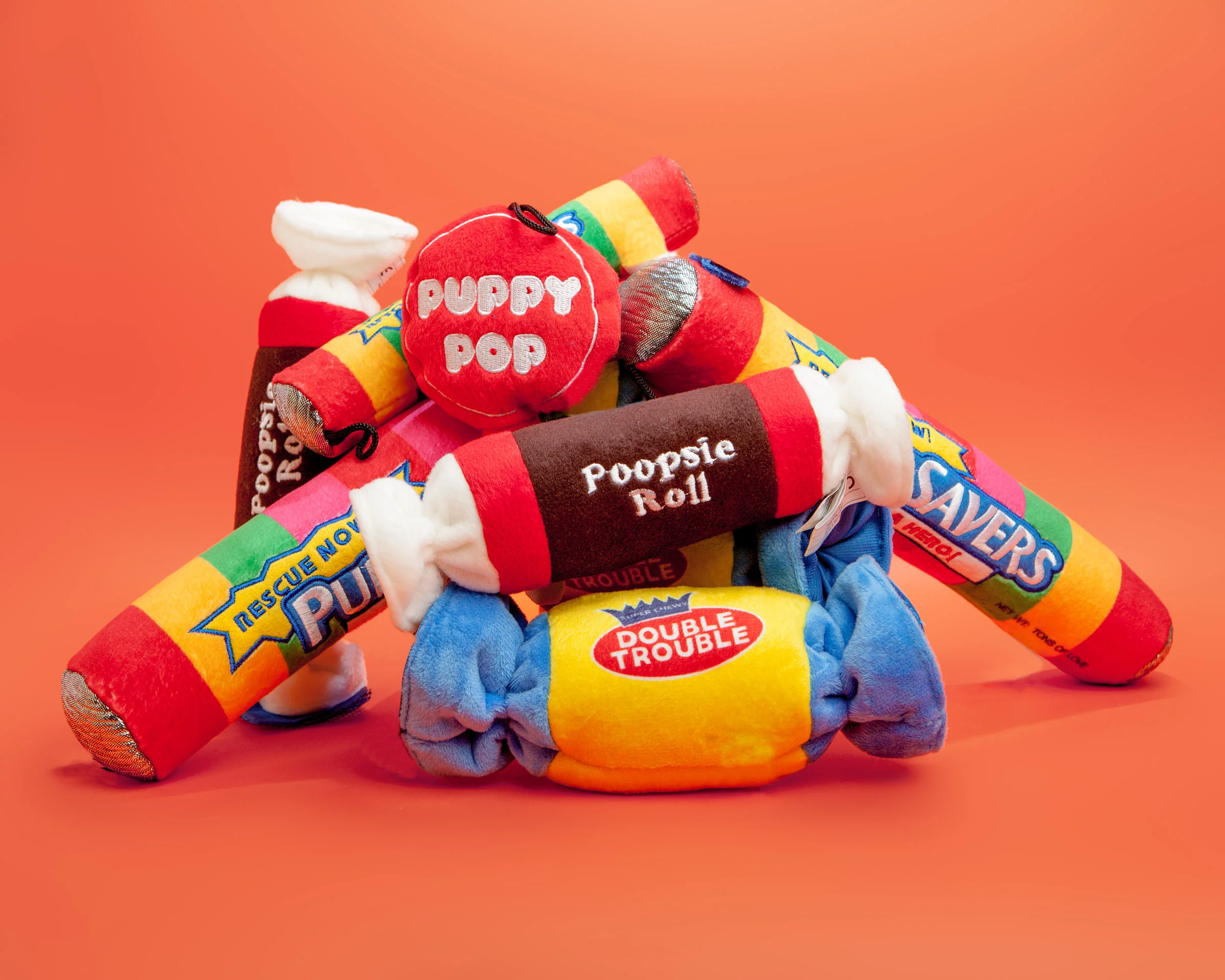 LULUBELLES | Puppy Pop Power Plush Toy in Cherry - Image 2