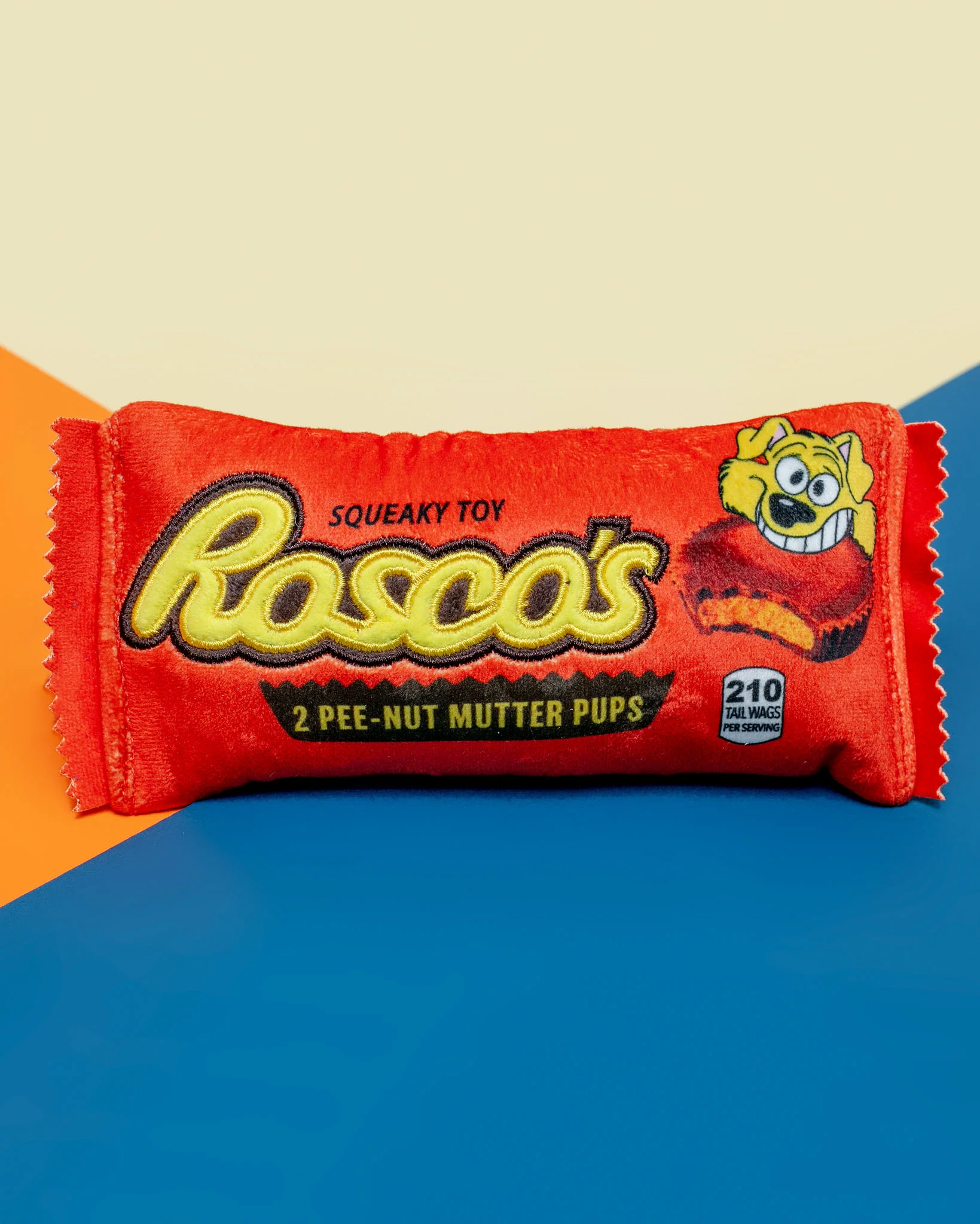 Rosco's Pee-Nut Mutter Dog Crinkle Plush Toy - Image 2