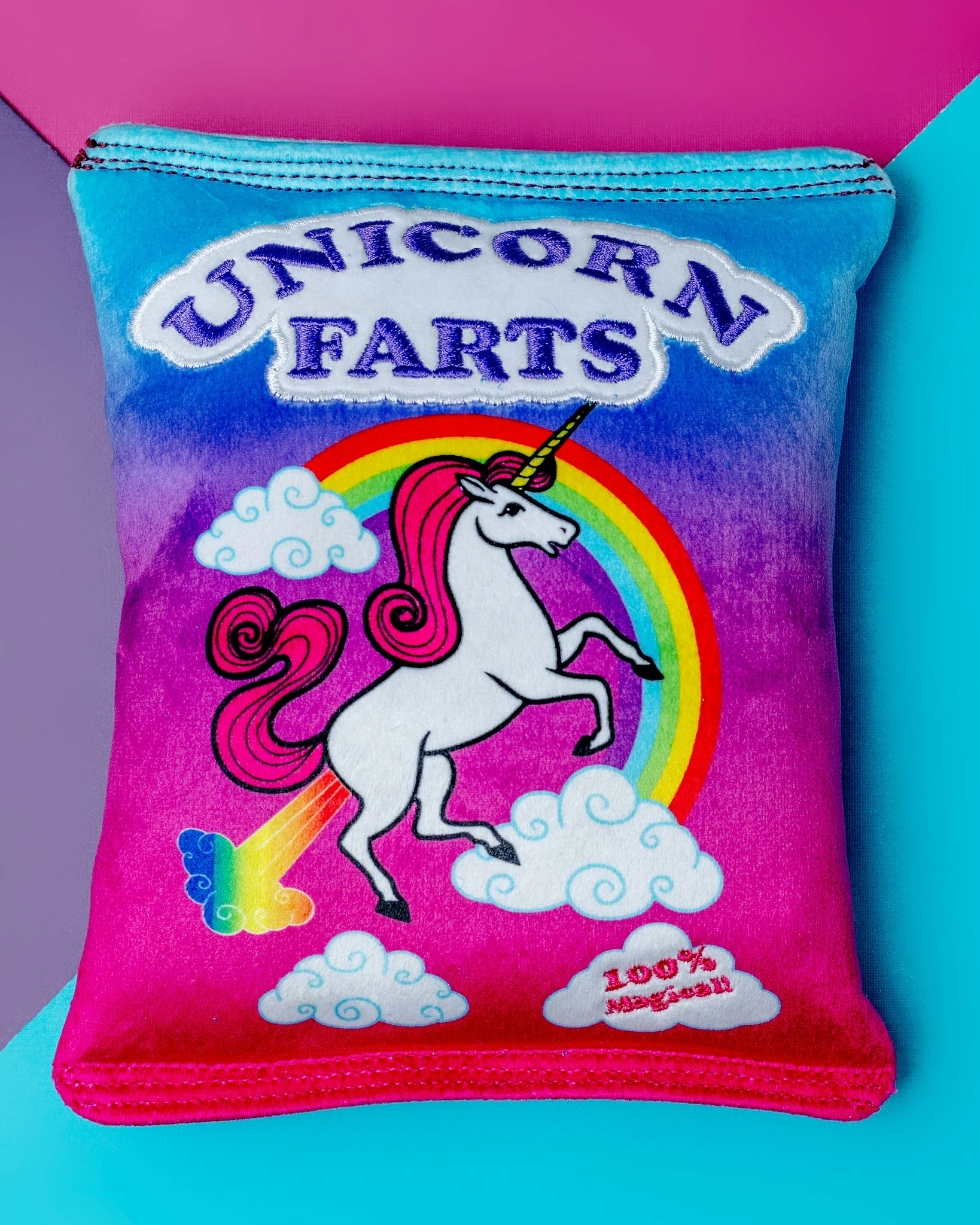 Unicorn Farts Dog Crinkle Plush Toy << FINAL SALE >>