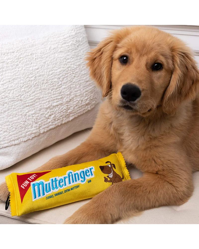 Mutterfinger Dog Crinkle Plush Toy - Image 4