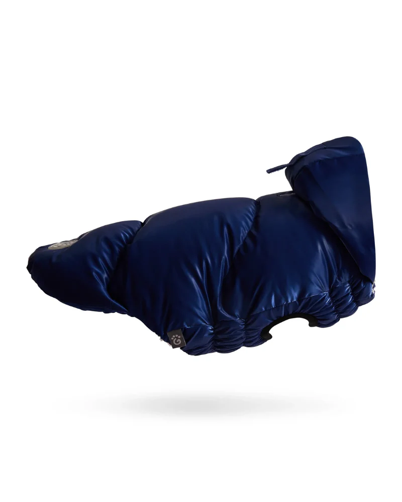 Lunar Glow Dog Parka in Blue - Image 4