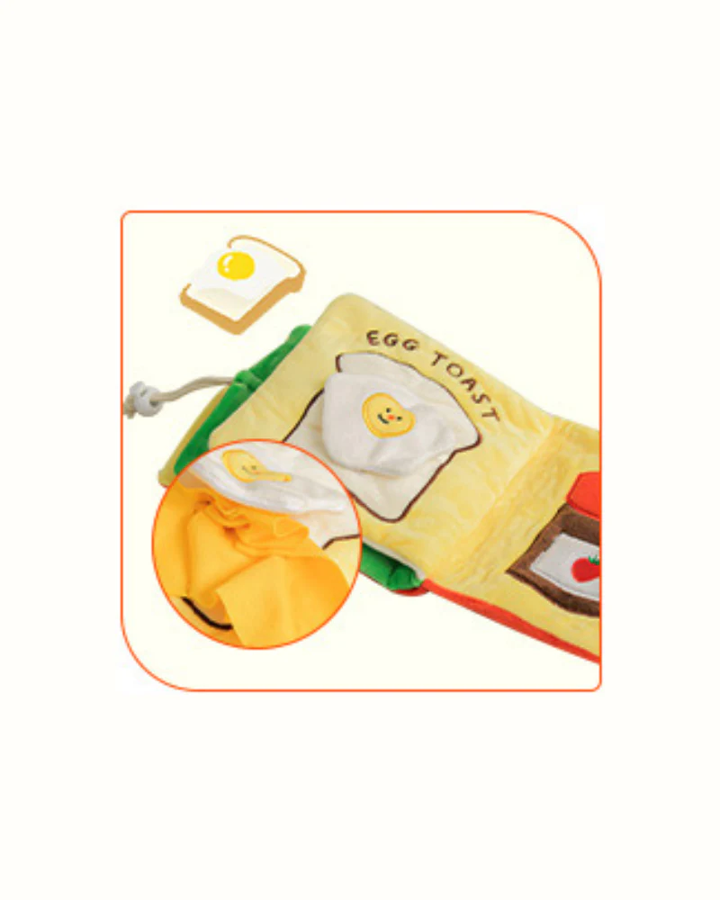 Lunch Box Nosework Dog Book Plush Toy - Image 9