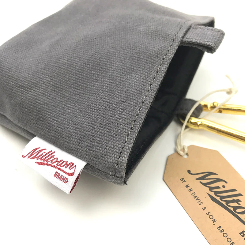M.N. DAVIS & SON | Milltown Canvas Dog Treat Case in Slate Grey - Image 5