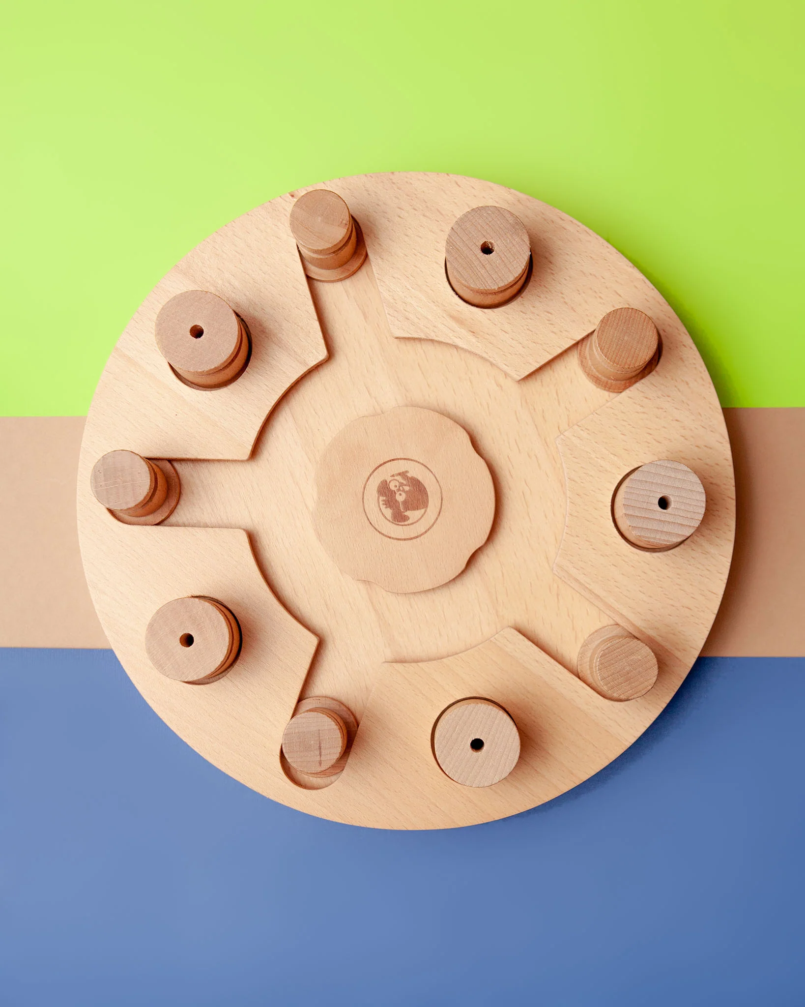 Mandala & Star Dog Puzzle Treat Game