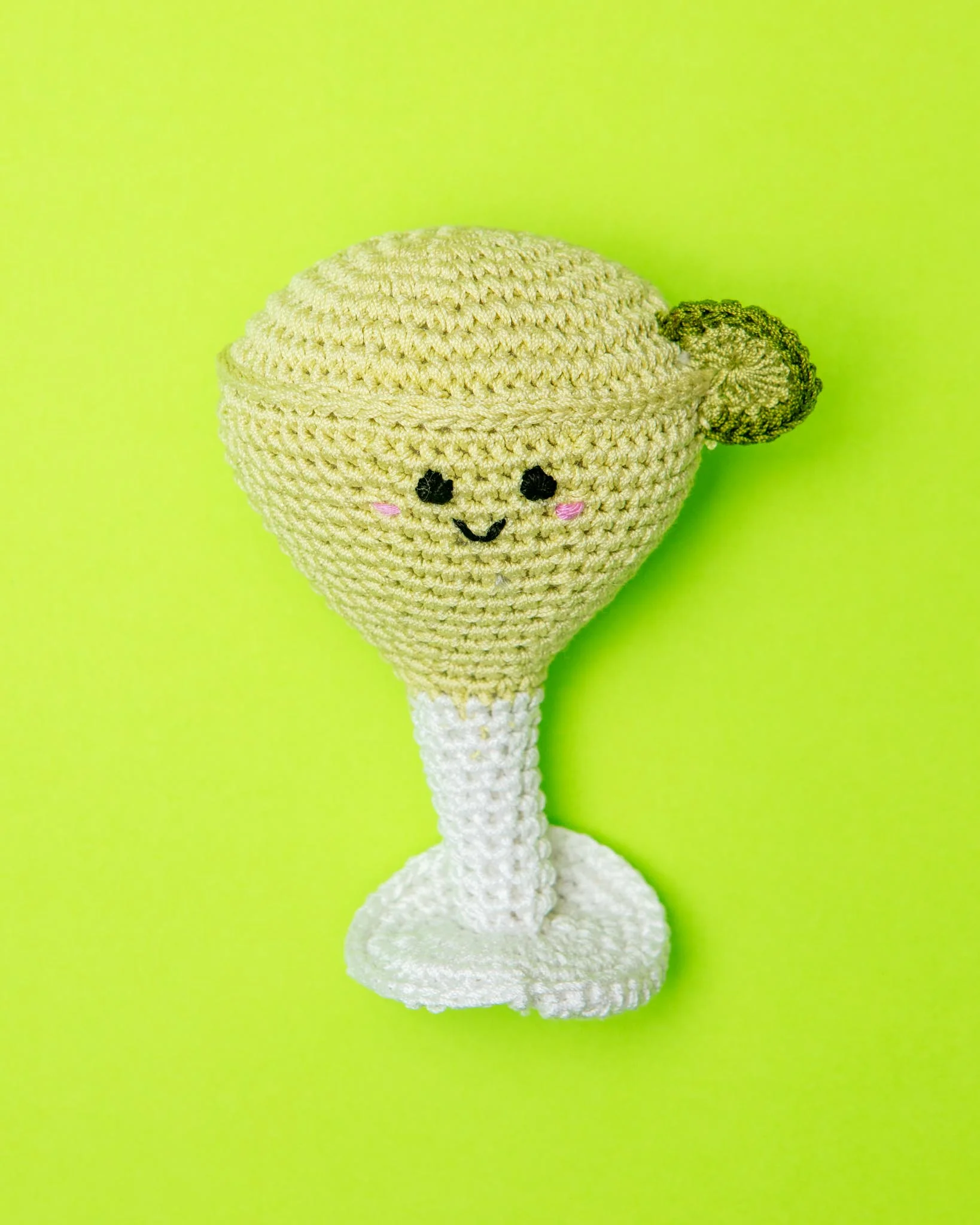 Mary the Margarita Organic Cotton Knit Dog Toy