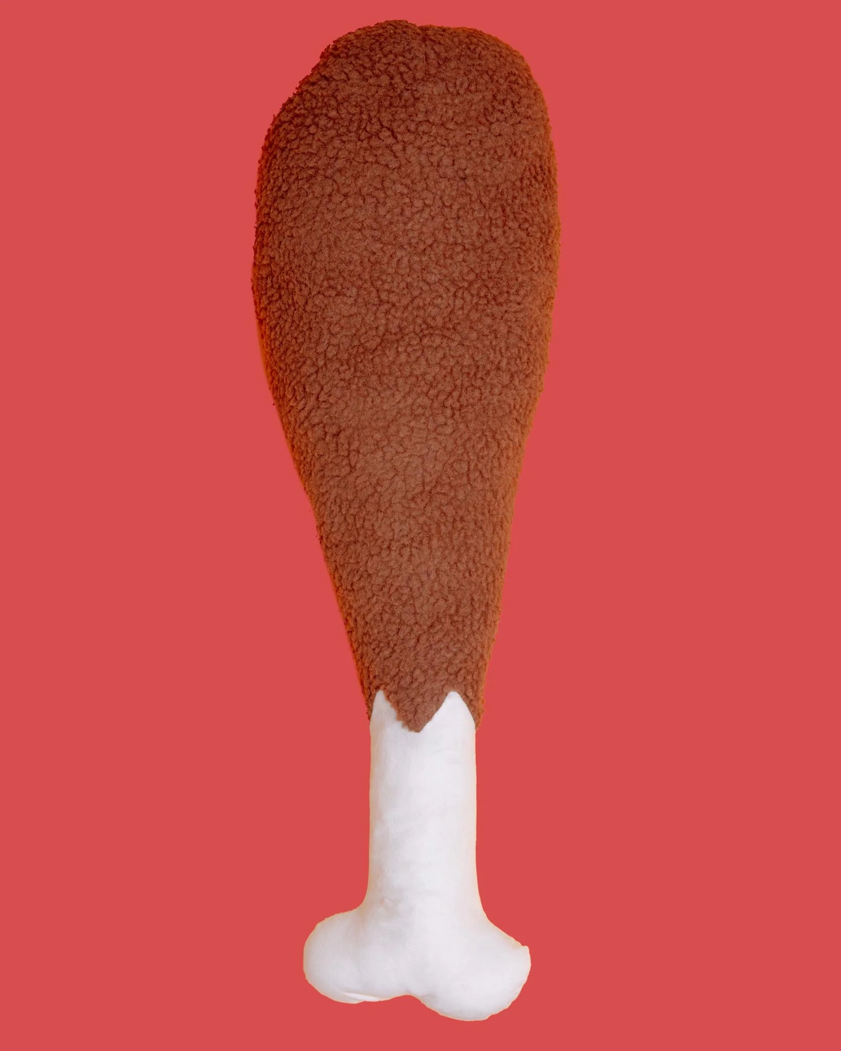 Mega BBQ Drumstick Plush Squeaky Dog Toy (2' in Length)