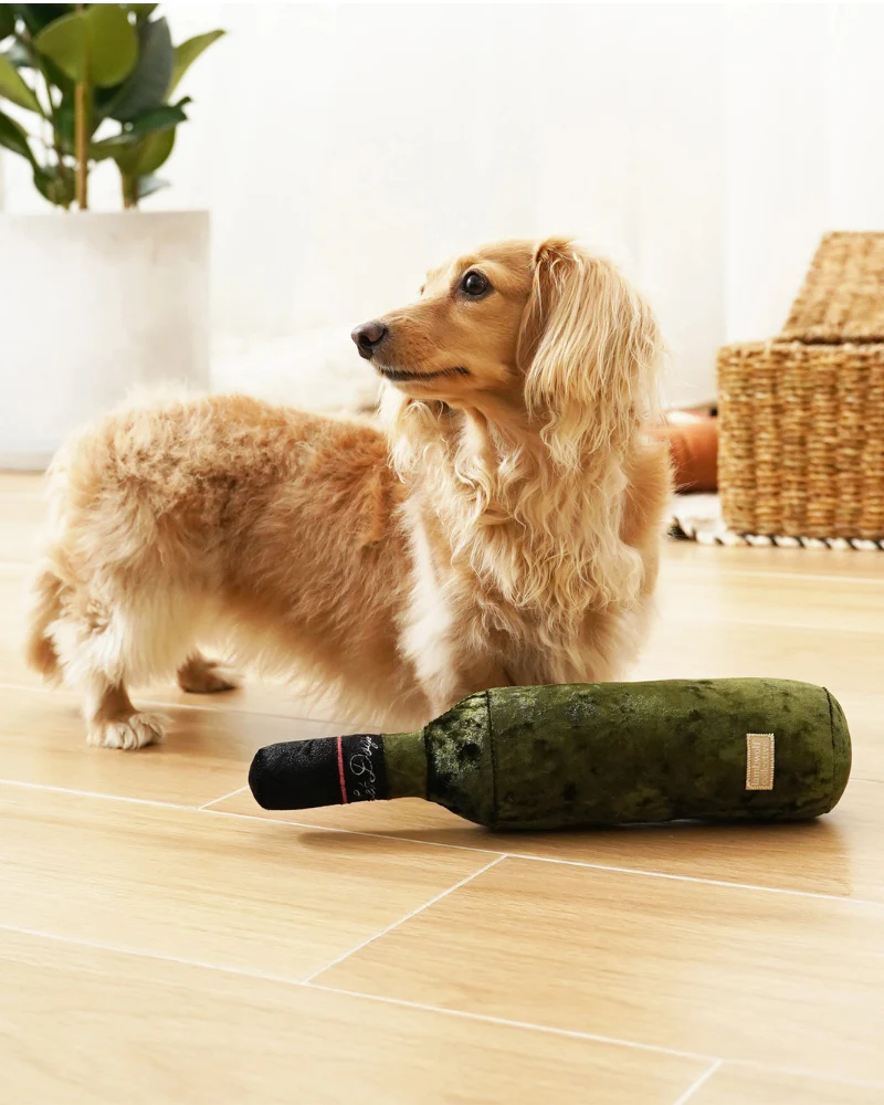 Merlot Squeaky Plush Dog Enrichment Toy - Image 5