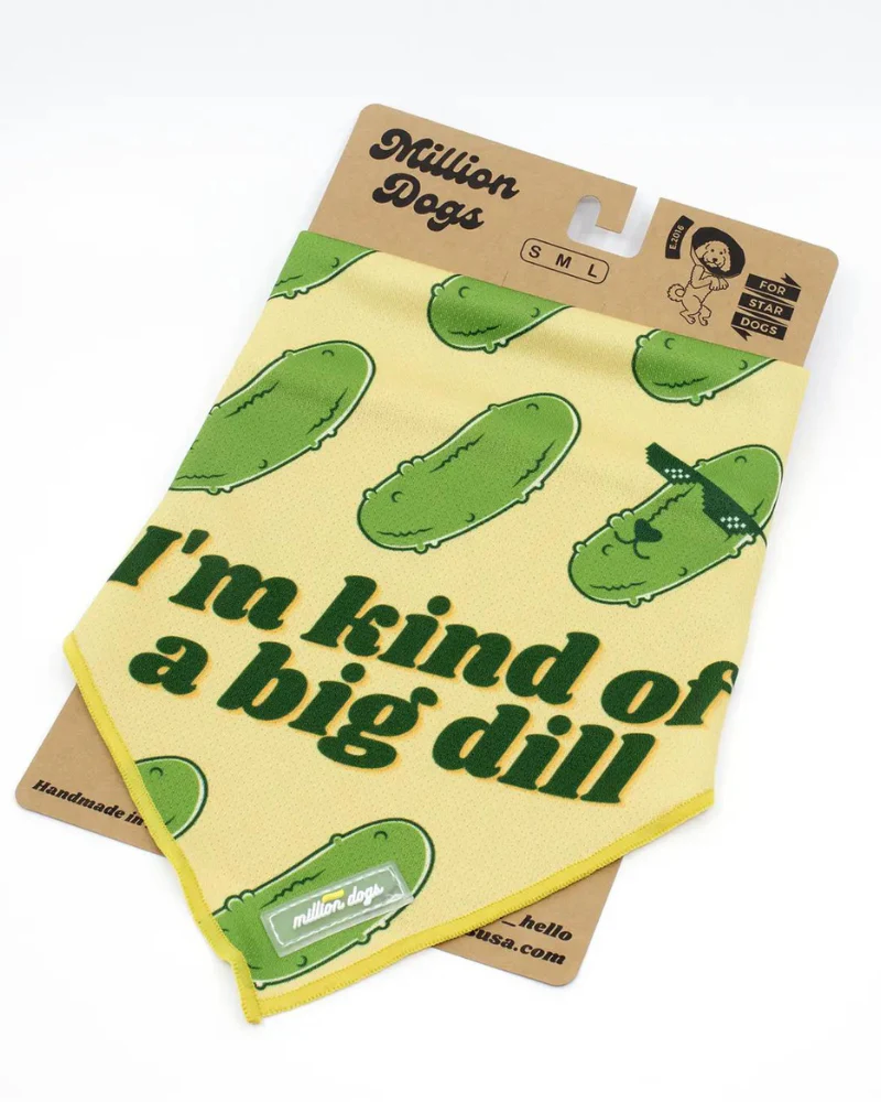 Big Dill Cooling Dog Bandana (Made in the USA) (CLEARANCE) - Image 3