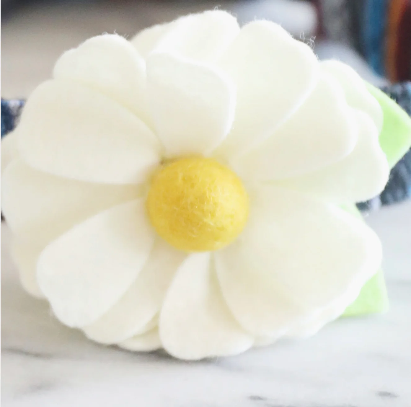 White Daisy Collar Flower (Made in the USA) - Image 7