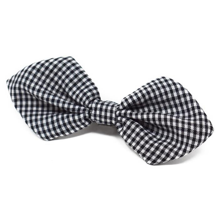 MODERN BEAST | Bow Tie in Black Gingham