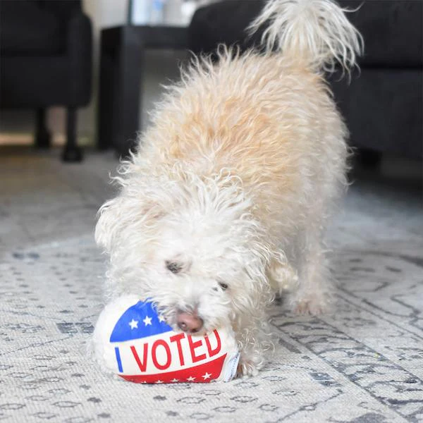 I Voted Dog Toy - Image 3