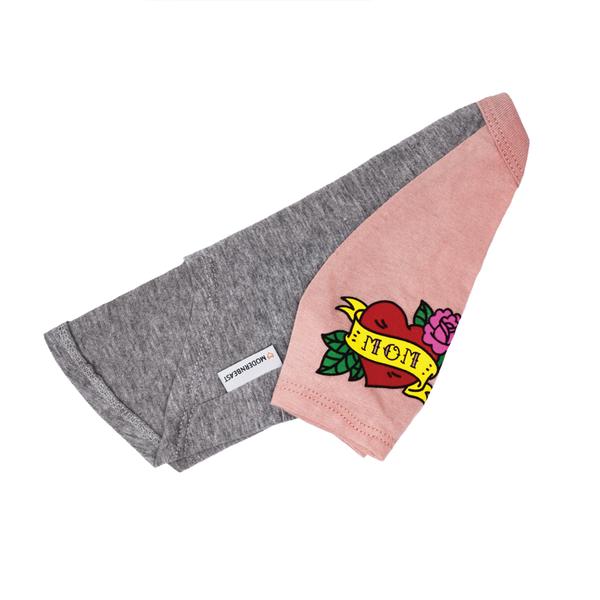 Mom Tattoo Tee in Pink - Image 6
