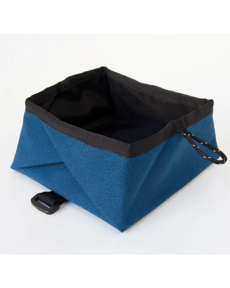 Montara Pop-Up Travel Dog Bowl in Navy (Made in the USA)<br>(FINAL SALE)