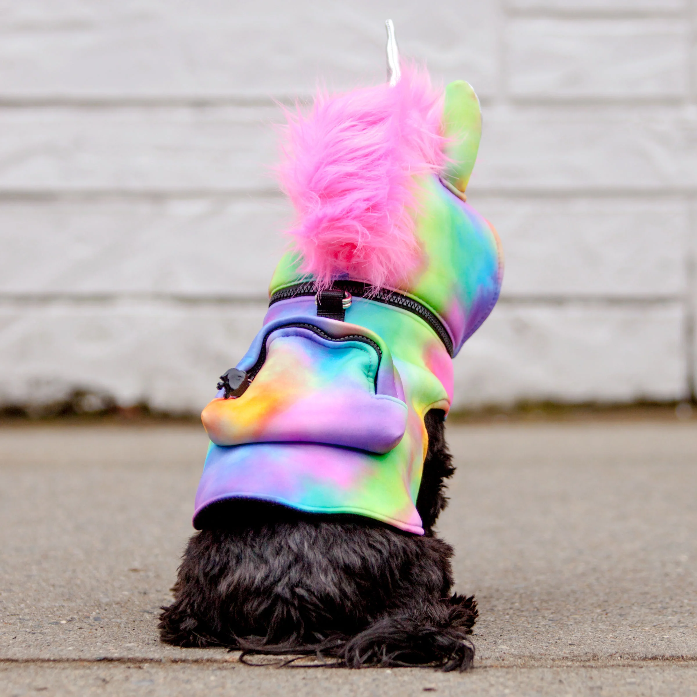 MORIKUKKO | Hoodie Backpack Vest in Unicorn - Image 2