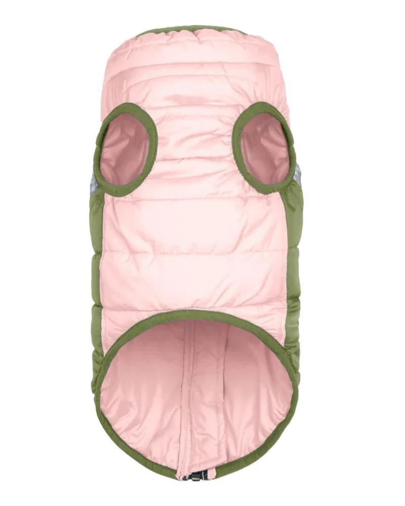 Mountaineer Waterproof Dog Harness Jacket in Peach - Image 10