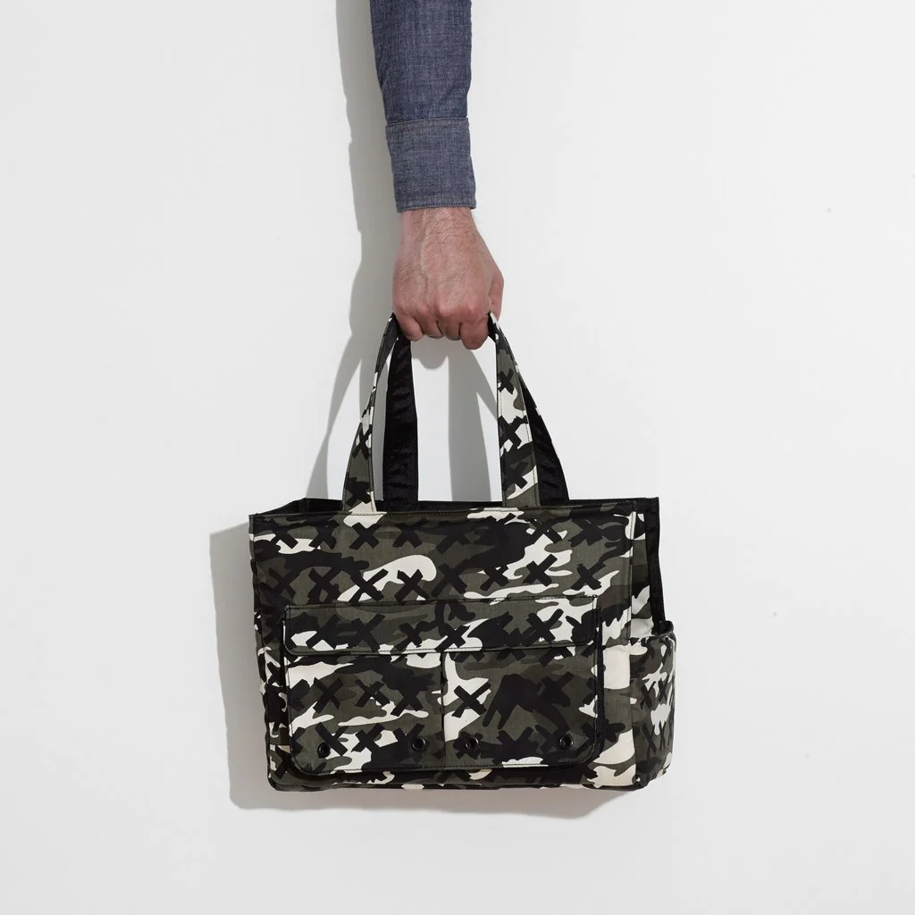 MR. DOG | Small Travel Tote in Camo-X Black - Image 3