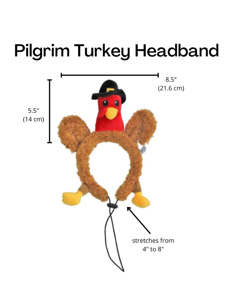 Mr Turkey Thankgiving Headband for Dogs - Image 4