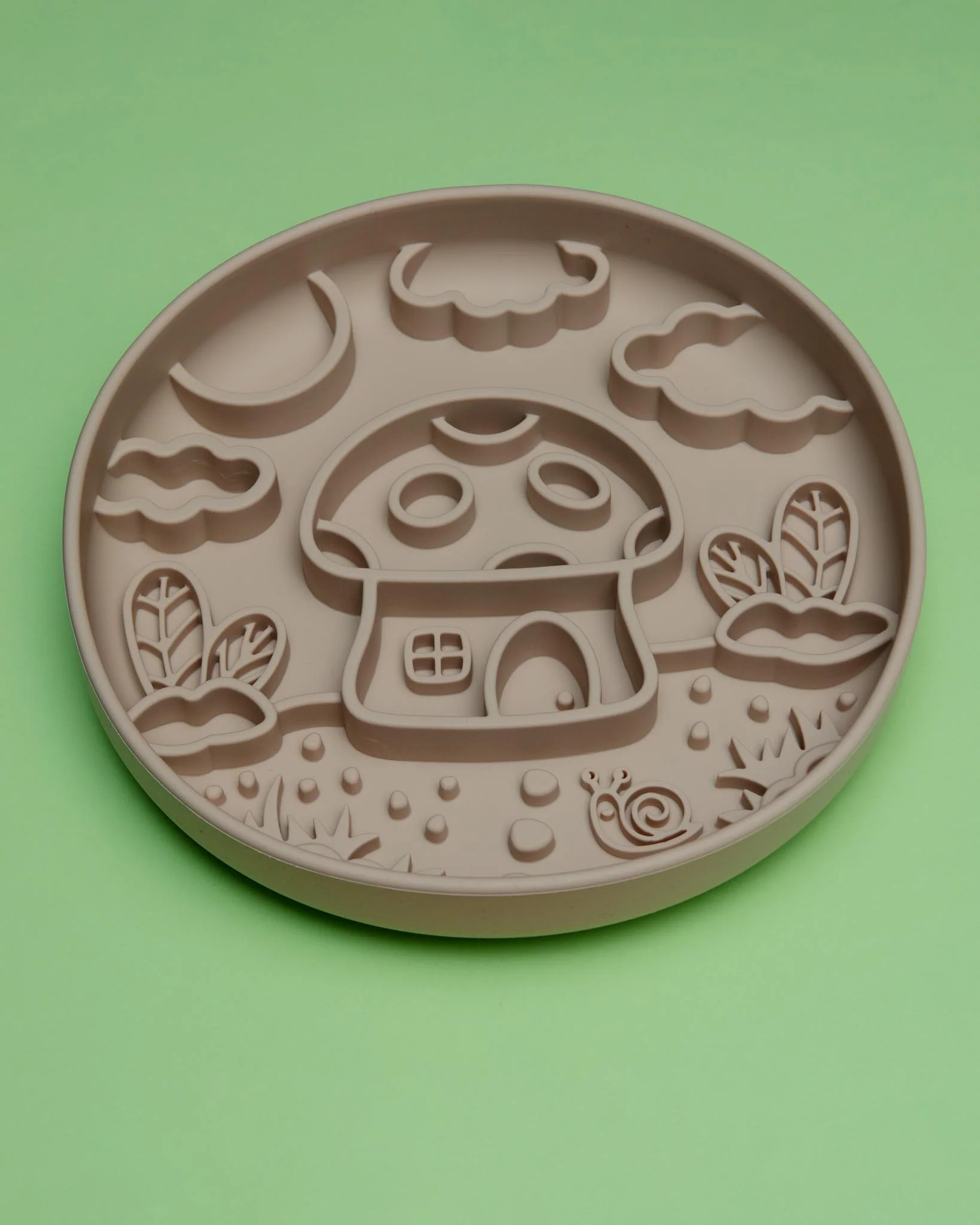 Mushroom Slow Feeder in Cloud for Dogs and Cats