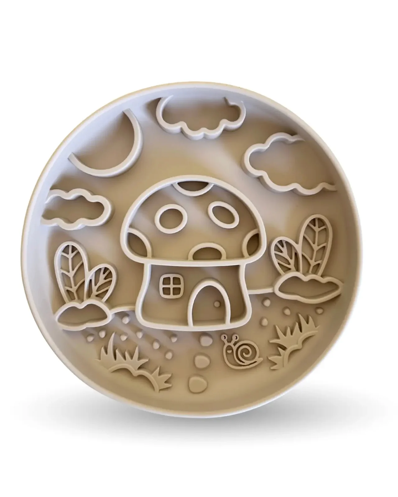 Mushroom Slow Feeder in Cloud for Dogs and Cats - Image 3