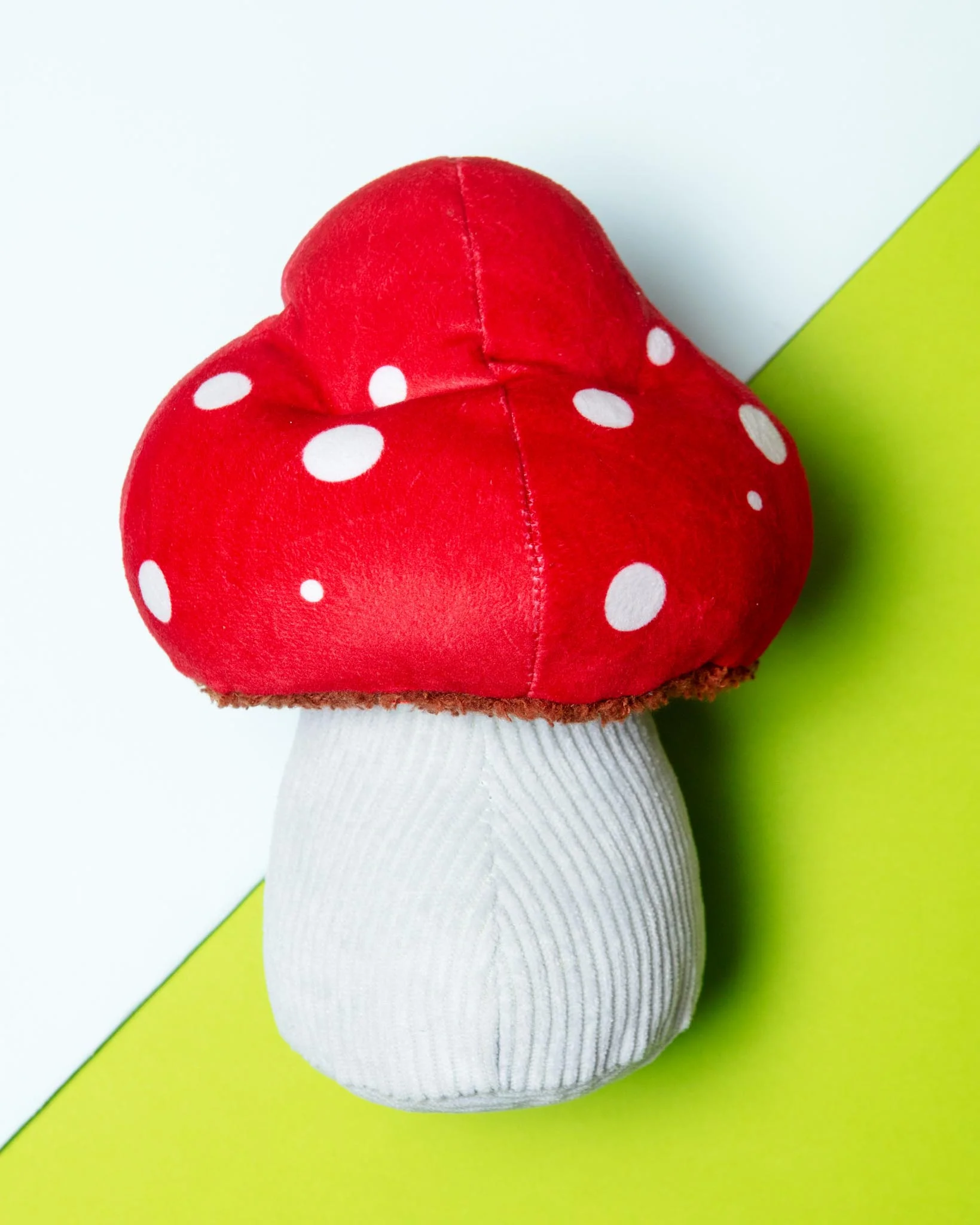 Mutt's Mushroom Squeaky Dog Toy