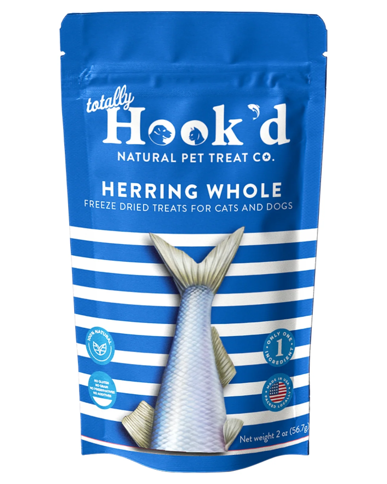 Freeze-Dried Herring Whole Treats for Dogs & Cats (Made in the USA) - Image 3