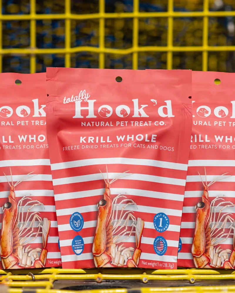 Natural Freeze-Dried Whole Krill Treats for Dogs & Cats (Made in the USA)